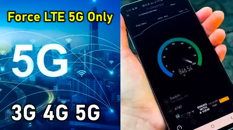 Force LTE 5G Only